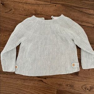 Zara baby gray knit sweater size 12/18m